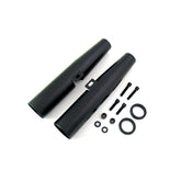 Mcs, Fork Shrouds For 39mm Forks. Black Fork Covers Mcs