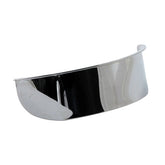 Smooth Headlamp Visor. 5 3/4". Chrome Headlamp Visors Mcs