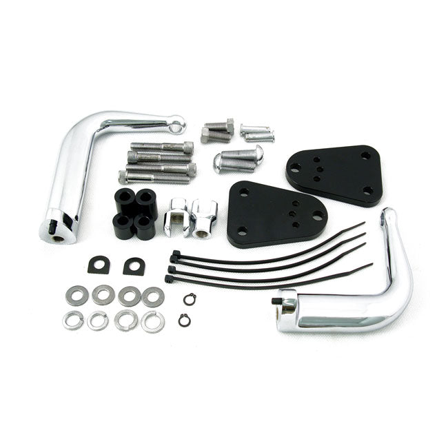 Adjustable Xl Sportster Highway Bar Kit Footpegs Mounts Mcs