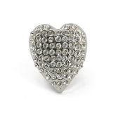 License Plate Mount Kit Heart. Chrome/Diamonds License Plate Mount Sets Mcs