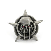 License Plate Mount Kit Barbarian Skull. Pewter License Plate Mount Sets Mcs