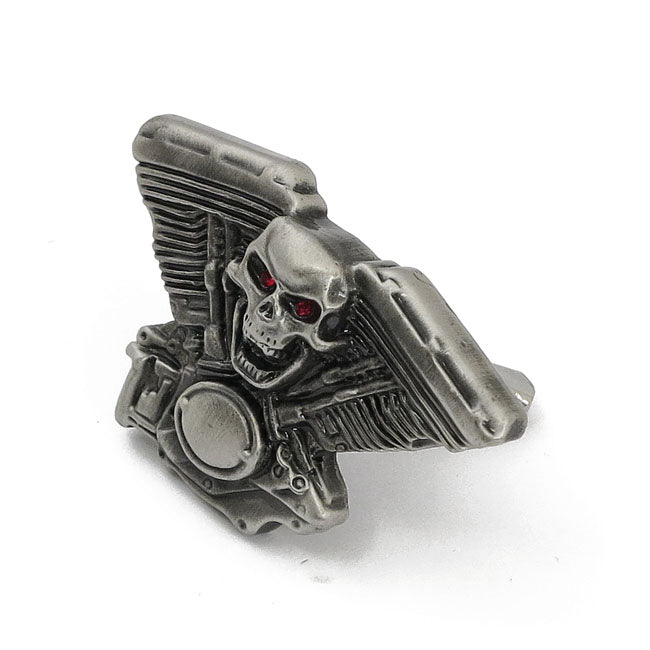 License Plate Mount Kit Engine Skull. Pewter License Plate Mount Sets Mcs