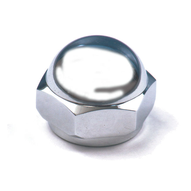 Stem Nut, Acorn. Chrome Fork Stem Parts Mcs