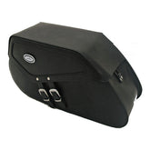 MCS, reinforced rigid leather saddlebag set. 25 liter Saddlebags Mcs