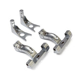 Passenger Floorboard Mount Bracket Set. Chrome Passenger Mounts Mcs