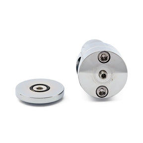 Talon Aluminum Riser Kit, 3" Rise. Chrome Risers Mcs