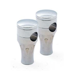 Talon Aluminum Riser Kit, 3" Rise. Chrome Risers Mcs
