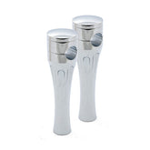 Talon Aluminum Riser Kit, 6" Rise. Chrome Risers Mcs