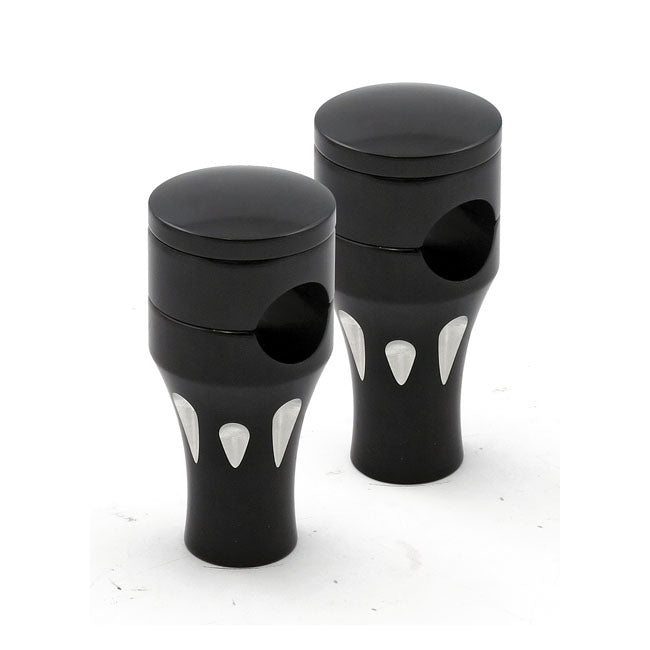 Talon Aluminum Riser Kit, 3" Rise. Black Risers Mcs