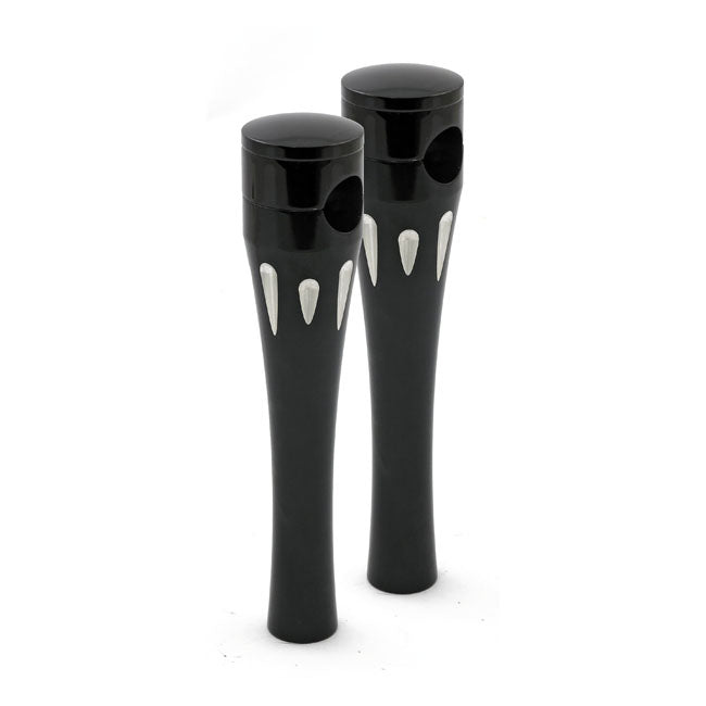 Talon Aluminum Riser Kit, 8" Rise. Black Risers Mcs