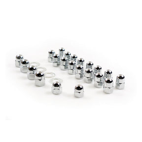 Colony, Shovel rocker box top nut kit. Chrome, Acorn ROCKER BOX NUT KITS Colony