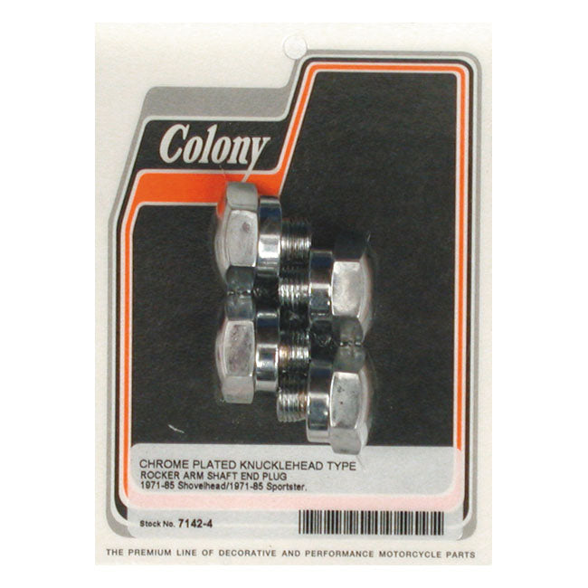 Colony Rckr Plug 71 84 Bt & Xl Rocker Shaft End Plugs Colony