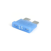 Atc Fuse With Led Indicator. Blue, 15 A Fuses And Fuse Holders Mcs