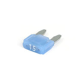 Mini Fuse With Led Indicator. Blue, 15 A Fuses And Fuse Holders Mcs