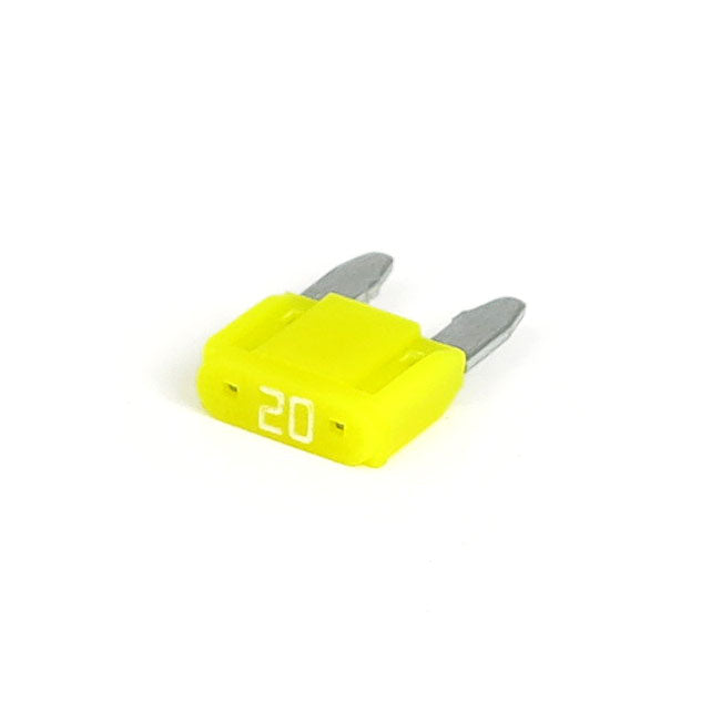 Mini Fuse With Led Indicator. Yellow, 20 A Fuses And Fuse Holders Mcs