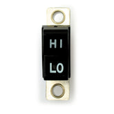 Handlebar Rocker Switch, Hi/Low. Black Switches Handlebar Mcs
