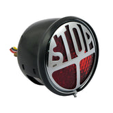 Stop Led Taillight. Black. Red Lens Taillights Lenses Mcs