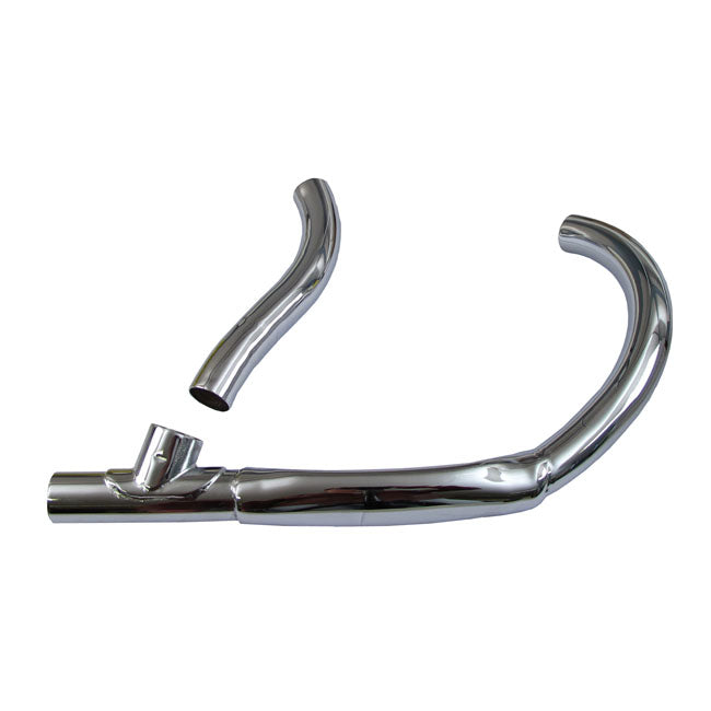 Wla 2 1 Replica Head Pipe Set, Chrome Headpipes Samwel