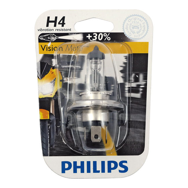 Philips Vision Moto headlamp bulb H4 BULBS Philips