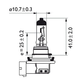 Philips LongLife EcoVision headlamp bulb H11 BULBS Philips