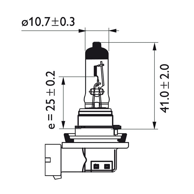 Philips LongLife EcoVision headlamp bulb H11 BULBS Philips