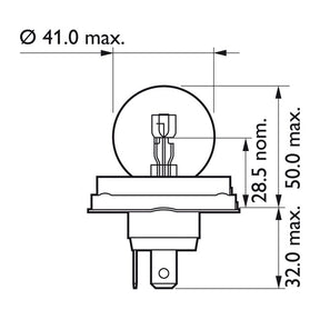 Philips headlamp bulb R2 (Duplo) BULBS Philips