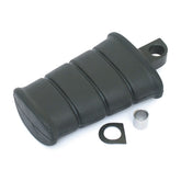 Early Style Flat Kick Pedal. Black Swivel Kickstart Pedals Mcs