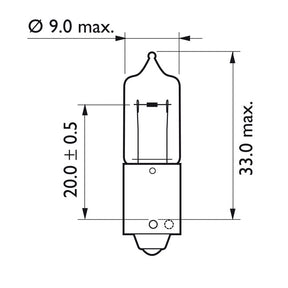 Philips light bulb H6W BULBS Philips