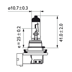 Philips Vision headlamp bulb H11 BULBS Philips