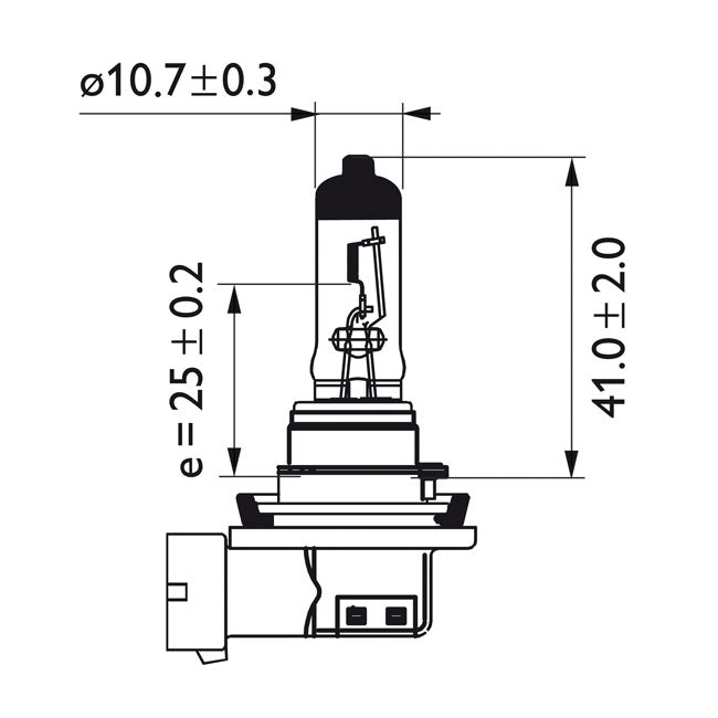 Philips Vision headlamp bulb H11 BULBS Philips