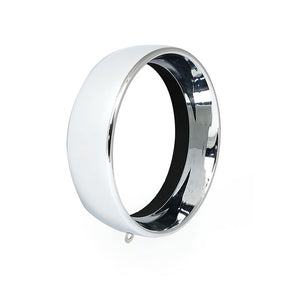 Recessed Trim Ring. 5 3/4" Headlamp. Chrome Headlamp Trim Rings Mcs