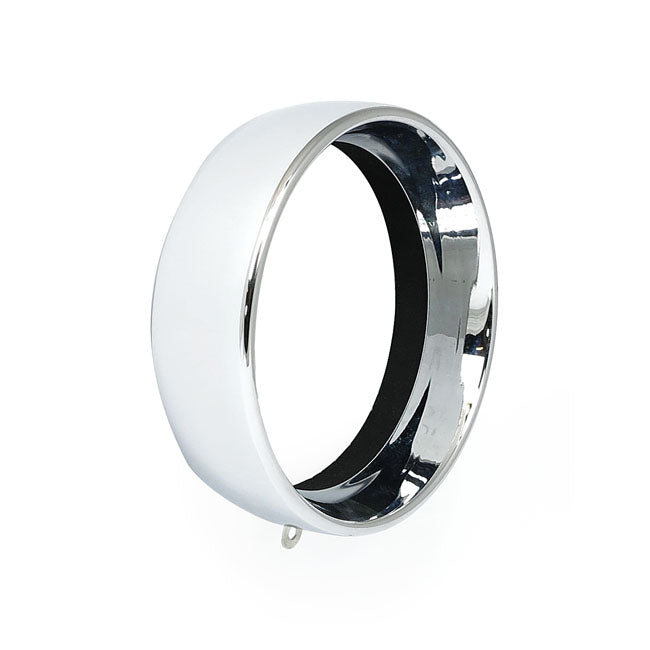 Recessed Trim Ring. 5 3/4" Headlamp. Chrome Headlamp Trim Rings Mcs