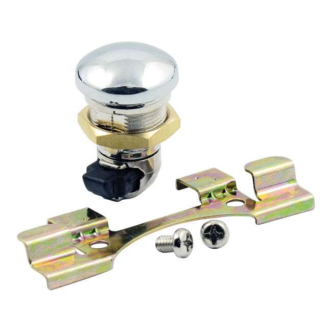 Keyless Push Button Fuel Door Release. Chrome Fuel Doors Mcs