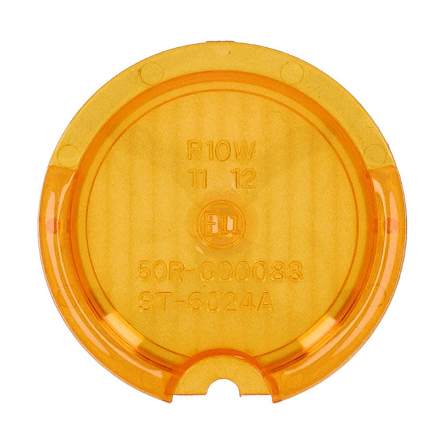 Replacement Lens For Pointed Bullet Lamps. Amber Marker Lights Repl Lenses Mcs