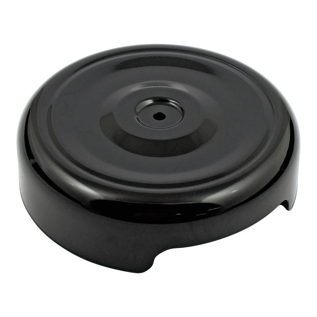 Air Cleaner Cover, Bobber Style. Black, 8" Diameter Aircleaner Covers Mcs