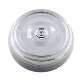 Air Cleaner Cover, Bobber Style. 7" Diameter. Chrome Aircleaner Covers Mcs