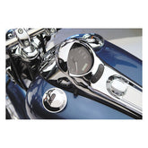 National Cycle, Speedo Visor. Chrome Speedometer Trims National Cycle