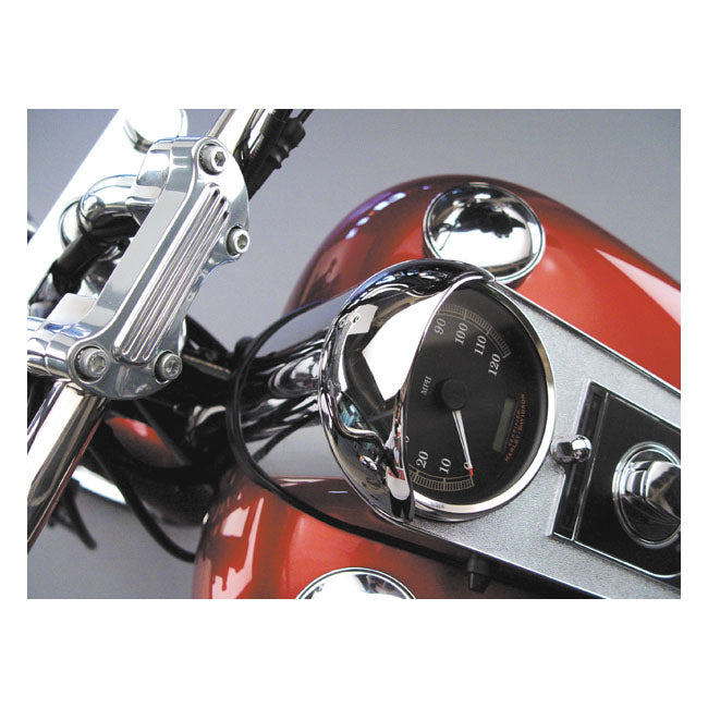 National Cycle, Speedo Visor. Chrome Speedometer Trims National Cycle