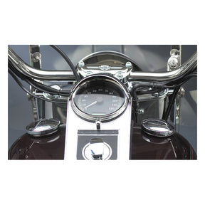 National Cycle, Speedo Visor. Chrome Speedometer Trims National Cycle