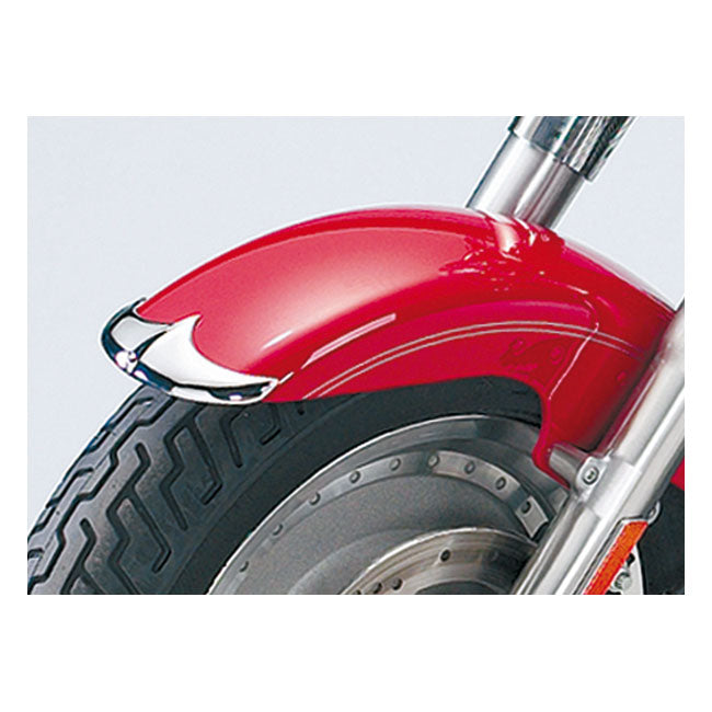 National Cycle, Cast Front Fender Tip. Chrome Fender Tips National Cycle
