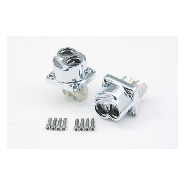 84 99 Tappet Block Set Front/Rear. Chrome Tappet Blocks Mcs