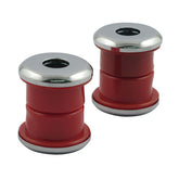 Handlebar Damper Kit, Red Polyurethane Risers Mounts Mcs