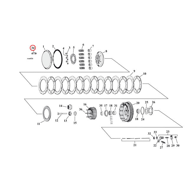 Screw Retainers, Clutch Dome Clutch Misc Mcs