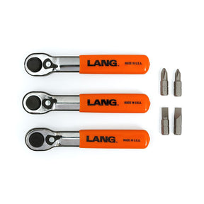 Lang Tools, Mini Ratcheting Bit Wrench. Fine Tooth Lang Tools