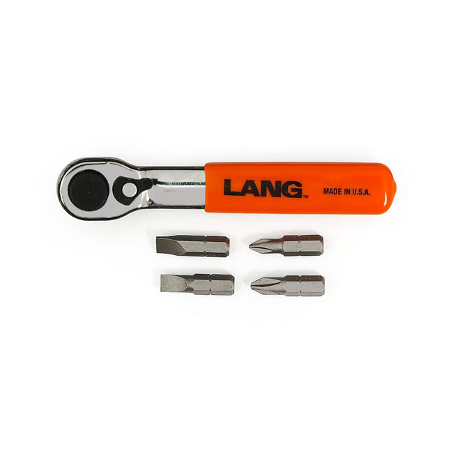 Lang Tools, Mini Ratcheting Bit Wrench. Fine Tooth Lang Tools