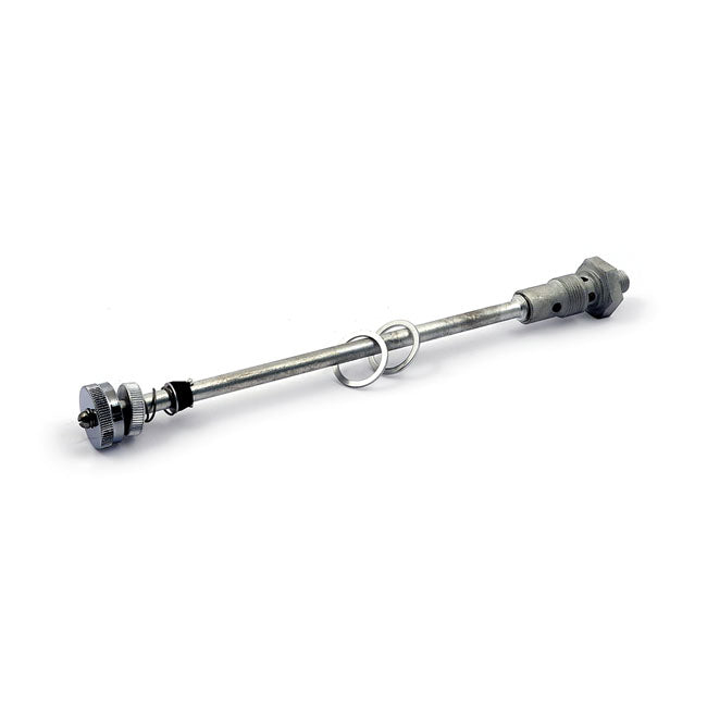 Early Style Gas Valve Set. Chrome Knob Petcocks Samwel