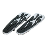 Flamed Floorboards. Chrome Floorboards Mcs