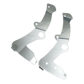 Softail, Rear Frame Cover Set. Chrome Frames Covers Mcs