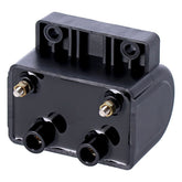 Late Oem Style Ignition Coil. 12v, 4 Ohm. Black Coils Mcs