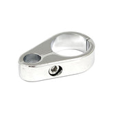 2 Piece Frame Cable Clamp. Clutch. Chrome Cable Clamps Mcs